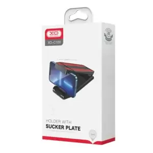 Стойка за телефон или таблет за кола, C100, Черна