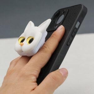 Popsocket за телефон Котка, бяла