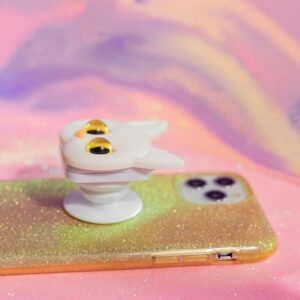 Popsocket за телефон Котка, бяла