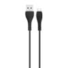 Кабел XO NB-Q165, USB – USB-C, 1.0m, 3A , черен