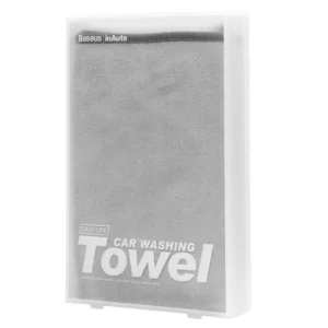 Кърпа за подсушаване за автомобил, (CRXCMJ-0G) - High-Quality Microfiber for Detailing, 2бр компл., No Fiber/Color Loss, универсална, 40x40 см, сива - Baseus - Image 6