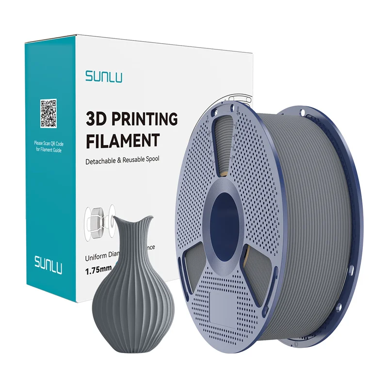 Филамент PLA Classic, сив, 1.75mm, 1KG - Sunlu