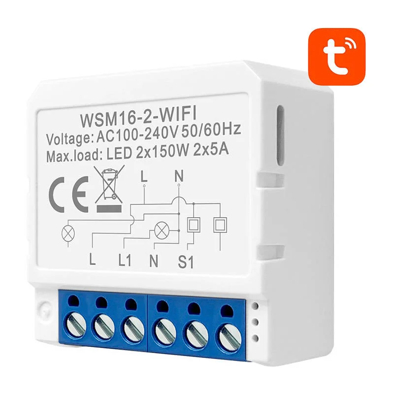 Смарт контролер WSM16-W2 TUYA, WiFi - Avatto - Image 3